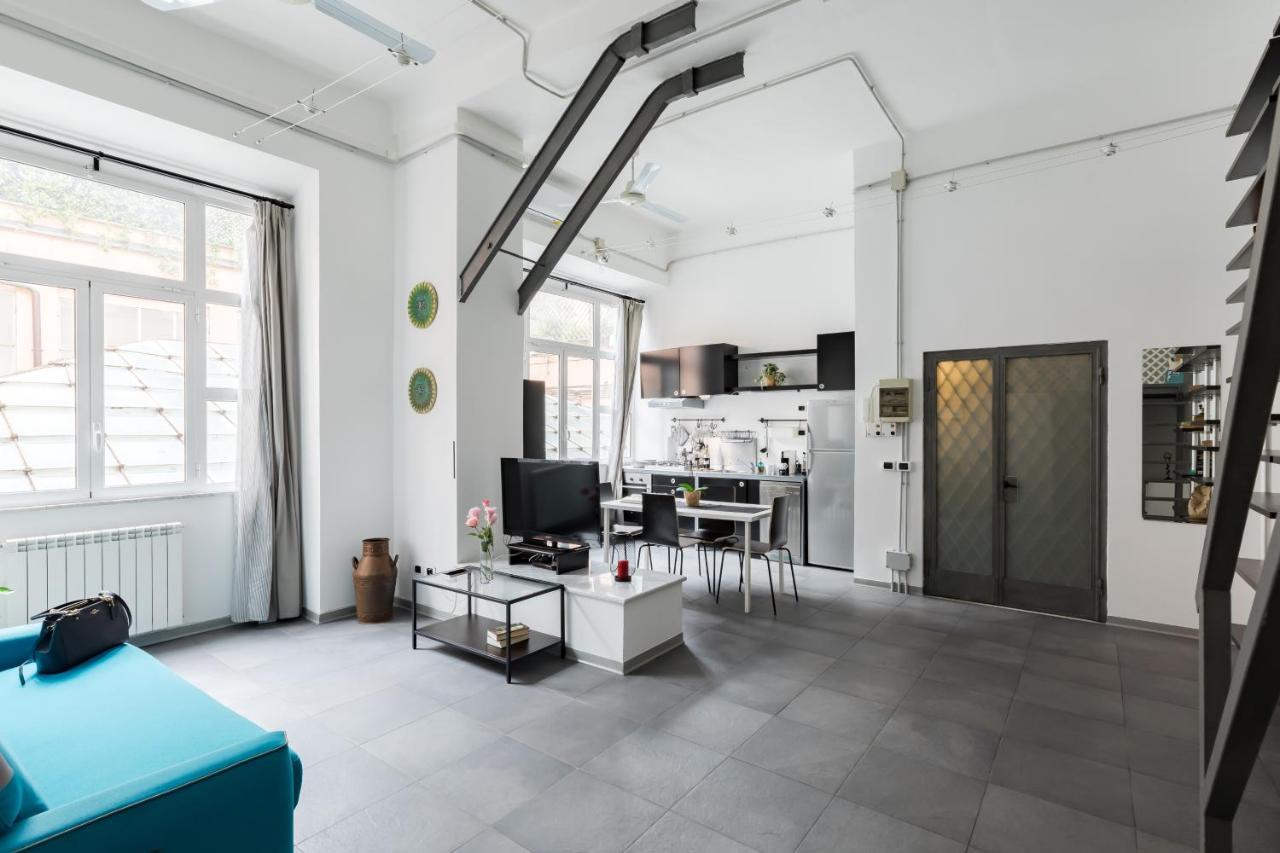 Trevi Fountain Modern Loft Apartment Rome Luaran gambar